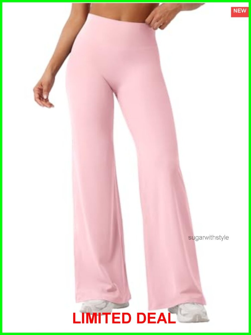 YEOREO High Waisted Straight Leg Workout Leggings Gym Yoga Pants